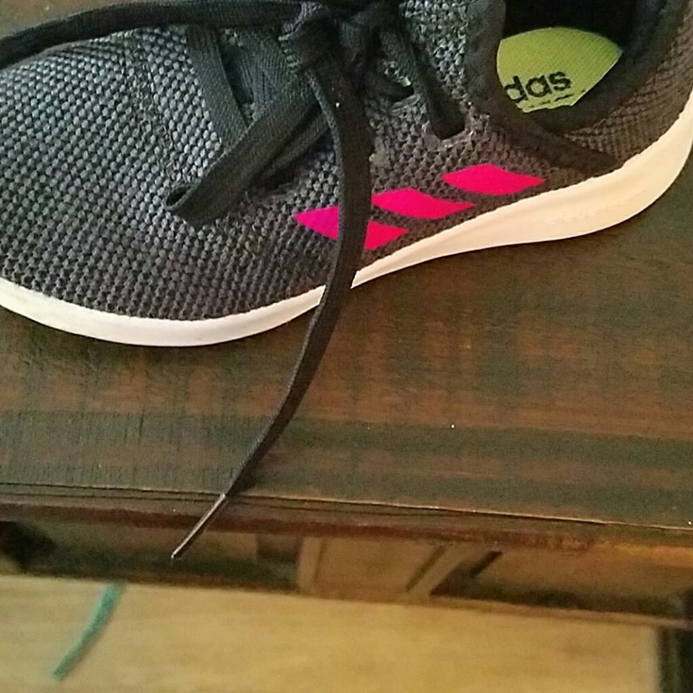 Gently worn sneaker